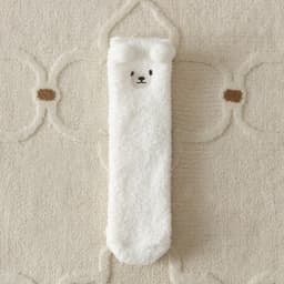 Coral Velvet Women's Winter Thickened Plush Warm Comfortable Sleeping Sock Cute Cartoon Lovely Floor Socks Nice Plus Stockings