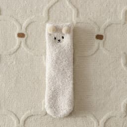 Coral Velvet Women's Winter Thickened Plush Warm Comfortable Sleeping Sock Cute Cartoon Lovely Floor Socks Nice Plus Stockings