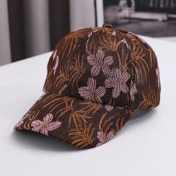 Vintage Letter Embroidered Baseball Cap Monochrome Adjustable Peaked Hat Spring Summer Stylish Sunshade Cap For Women Men