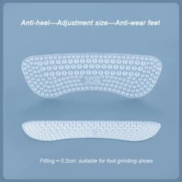 Upgrade Silicone Heel Stickers Heels Grips for Women Men Anti Slip Heel Cushions Non-Slip Inserts Pads Foot Heel Care Protector