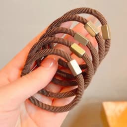 AWAYTR 5PCS New Girls Elastic Hair Rubber Bands  Headbands Women Hair Tie Hair Gum Ponytail Hair Holders Hair Accessories