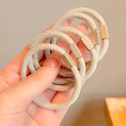 AWAYTR 5PCS New Girls Elastic Hair Rubber Bands  Headbands Women Hair Tie Hair Gum Ponytail Hair Holders Hair Accessories