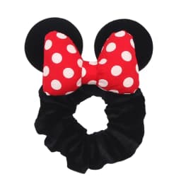 1pc New Chic Mickey Mouse Ears Hair Scrunchies Sequins 4" Bows Elastic Headband Women Velvet Girls DIY Hair Accessories Gift