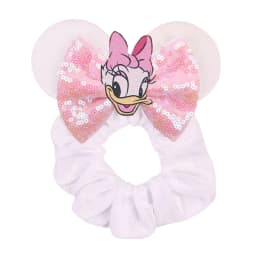 1pc New Chic Mickey Mouse Ears Hair Scrunchies Sequins 4" Bows Elastic Headband Women Velvet Girls DIY Hair Accessories Gift