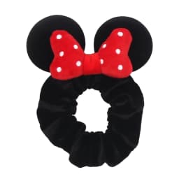 1pc New Chic Mickey Mouse Ears Hair Scrunchies Sequins 4" Bows Elastic Headband Women Velvet Girls DIY Hair Accessories Gift