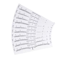 10/50/100pcs Eyebrow Ruler Sticker Tattoo Shape Tool Adhesive Microblading Guide Makeup Measurement Stencil Template Makeup Tool
