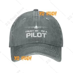 Custom Unisex Cotton Trust Me IM A Pilot Baseball Cap Adult Aeroplane Aviation Adjustable Dad Hat Sun Protection Snapback Hats