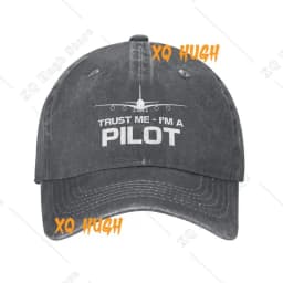 Custom Unisex Cotton Trust Me IM A Pilot Baseball Cap Adult Aeroplane Aviation Adjustable Dad Hat Sun Protection Snapback Hats
