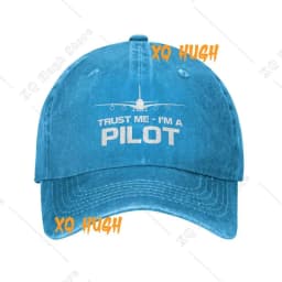 Custom Unisex Cotton Trust Me IM A Pilot Baseball Cap Adult Aeroplane Aviation Adjustable Dad Hat Sun Protection Snapback Hats
