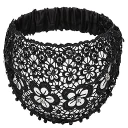 4 Color Ladies Khaki-Colored Faux Pearl Hollow Flowers Decor Bohemian Style Headband Suitable For Casual Cute Vintage Hairbands