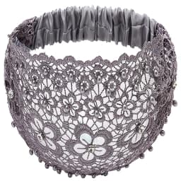 4 Color Ladies Khaki-Colored Faux Pearl Hollow Flowers Decor Bohemian Style Headband Suitable For Casual Cute Vintage Hairbands