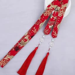 Retro Tassels Long Hair Straps Chinese Style Hair Ribbons Bow Hair Ornament Headdress Chinese Hanfu Head Bands Hair Accessories