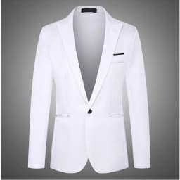 Summer Men's Casual Suit Fashion Business Office Trendy Non-ironing Anti-wrinkle Suit Jacket Solid Color Slim Fit Men's Suit