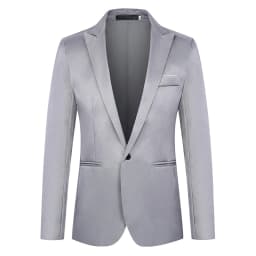 Summer Men's Casual Suit Fashion Business Office Trendy Non-ironing Anti-wrinkle Suit Jacket Solid Color Slim Fit Men's Suit
