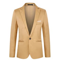 Summer Men's Casual Suit Fashion Business Office Trendy Non-ironing Anti-wrinkle Suit Jacket Solid Color Slim Fit Men's Suit