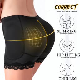 Padded Butt lifter Corrective Underwear Butt Enhancer Body Shaper Modeling Strap Fake Hip Shapwear Underwear Push Up Panties