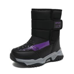 Winter Outdoor Children Boots Princess Elegant Girls Shoes Water Proof Girl Boy Snow Boots Kids Warm High Quality Plush Boots