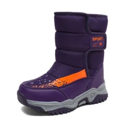 Winter Outdoor Children Boots Princess Elegant Girls Shoes Water Proof Girl Boy Snow Boots Kids Warm High Quality Plush Boots
