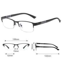 Smart Photochromic Near Sight Sun Glasses for Business Women Men Retro Metal Half Frame Myopia Eyewear Anti-UV Minus Goggles