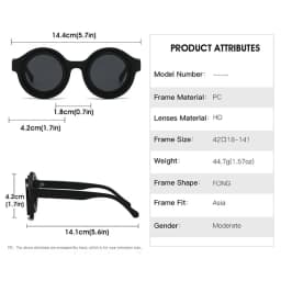 Fashion Vintage Round Sunglasses Women For Men Sun Glasses Punk Shades Luxury Brand Designer Classic Steampunk Shades UV400