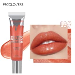 Crystal Jelly Lip Gloss Tube Lip Moisturizing Oil Shiny Lip Oil Moisturizing Women's Lip Gloss Makeup Lip Gloss Cosmetics
