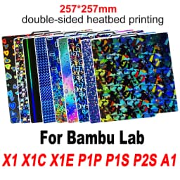 X1C P1P P1S P2S A1 X1 Build Plate for Bambu Lab A1 Smooth PEI Sheet PEO PET for Bambulab A1 P1P 3D Printer Heatbed Build Plate