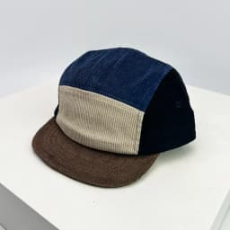 New Unisex Retro Embroidery Color Block Baseball Hats Corduroy Breathable Simple Sunshade Peaked Caps Versatile Fashion Street