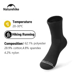 Naturehike Sports Socks Men's Women's Quick-drying Soft Socks Wear-resistant High Elastic Running Hiking Breathable Socks