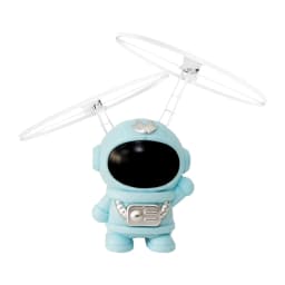 Flying Robot Astronaut Toy Aircraft High-Tech Hand-Controlled Drone Interactive Dual Wings with Lights Outdoor GiftS for Kids
