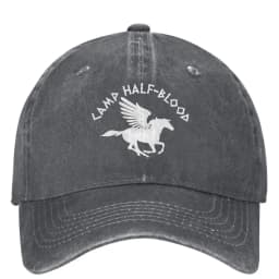 Percy Jackson Camp Half-Blood Baseball Cap Skeleton Pegasus White Logo Hip Hop Dad Hats Men Women Sun Visors Baseball Caps