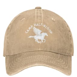 Percy Jackson Camp Half-Blood Baseball Cap Skeleton Pegasus White Logo Hip Hop Dad Hats Men Women Sun Visors Baseball Caps