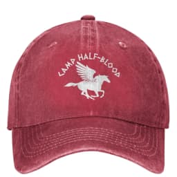 Percy Jackson Camp Half-Blood Baseball Cap Skeleton Pegasus White Logo Hip Hop Dad Hats Men Women Sun Visors Baseball Caps