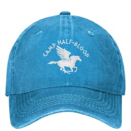 Percy Jackson Camp Half-Blood Baseball Cap Skeleton Pegasus White Logo Hip Hop Dad Hats Men Women Sun Visors Baseball Caps
