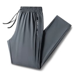 Summer Casual Pants Men Running Jogging Gym Fitness Quick Dry Trousers Men Outdoor Sports Pants Men Women Sweatpants Black 3XL