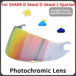 For SHARK Skwal 2 D-Skwal 2 Spartan Carbon Motorcycle Helmet Visor Lens Shield Motosiklet Cascos De Moto Casque Motos Accesorios