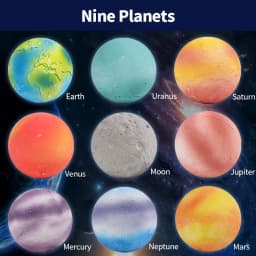 Unearth The Cosmos -Solar System Planet Excavation Kit - Interactive Gemstone Digging, Puzzle Adventure Toys