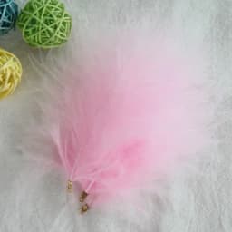 Velvet Feathers with Metal Clip Buckle, Turkey Plumas, DIY Feather Jewelry, Craft, Dream Catcher, Decoration Material, 10-12cm