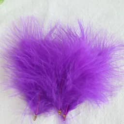 Velvet Feathers with Metal Clip Buckle, Turkey Plumas, DIY Feather Jewelry, Craft, Dream Catcher, Decoration Material, 10-12cm