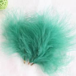 Velvet Feathers with Metal Clip Buckle, Turkey Plumas, DIY Feather Jewelry, Craft, Dream Catcher, Decoration Material, 10-12cm