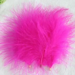 Velvet Feathers with Metal Clip Buckle, Turkey Plumas, DIY Feather Jewelry, Craft, Dream Catcher, Decoration Material, 10-12cm
