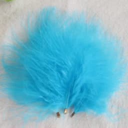 Velvet Feathers with Metal Clip Buckle, Turkey Plumas, DIY Feather Jewelry, Craft, Dream Catcher, Decoration Material, 10-12cm