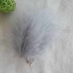 Velvet Feathers with Metal Clip Buckle, Turkey Plumas, DIY Feather Jewelry, Craft, Dream Catcher, Decoration Material, 10-12cm