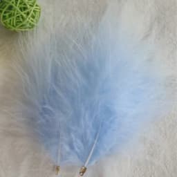 Velvet Feathers with Metal Clip Buckle, Turkey Plumas, DIY Feather Jewelry, Craft, Dream Catcher, Decoration Material, 10-12cm