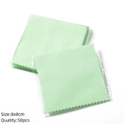 10/50pc Silver Polish Cleaner Cloth Soft Clean Napkins Wipes for Silverware Gold Jewelry Tool Equipment Making Supplies Handmade