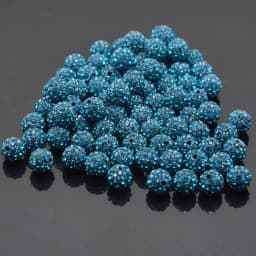 4 5 6 8 10 12mm Mixed Colors Rhinestone Crystal Ball Beads Spacer Beads For Jewelry Making Bracelet DIY Accessories