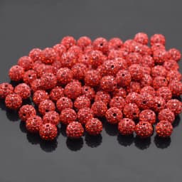 4 5 6 8 10 12mm Mixed Colors Rhinestone Crystal Ball Beads Spacer Beads For Jewelry Making Bracelet DIY Accessories
