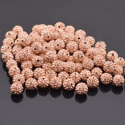 4 5 6 8 10 12mm Mixed Colors Rhinestone Crystal Ball Beads Spacer Beads For Jewelry Making Bracelet DIY Accessories