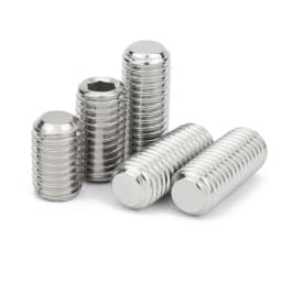M1.6 M2 M2.5 M3 M4 M5 M6 M8 M10 M12 M14M16 DIN913 Stainless Steel Allen Hex Hexagon Socket Flat End Grub Headless Bolt Set Screw