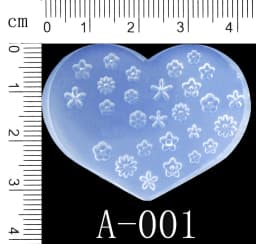 SNASAN Tiny Beads Cartoon Flowers Heart Star Nail Art Earrings Silicone Mould Jewelry Casting Tool UV Epoxy Resin Silicone Mold
