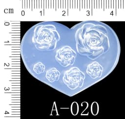 SNASAN Tiny Beads Cartoon Flowers Heart Star Nail Art Earrings Silicone Mould Jewelry Casting Tool UV Epoxy Resin Silicone Mold